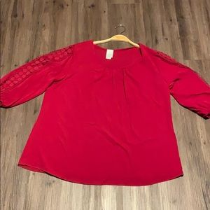 Rose Red blouse